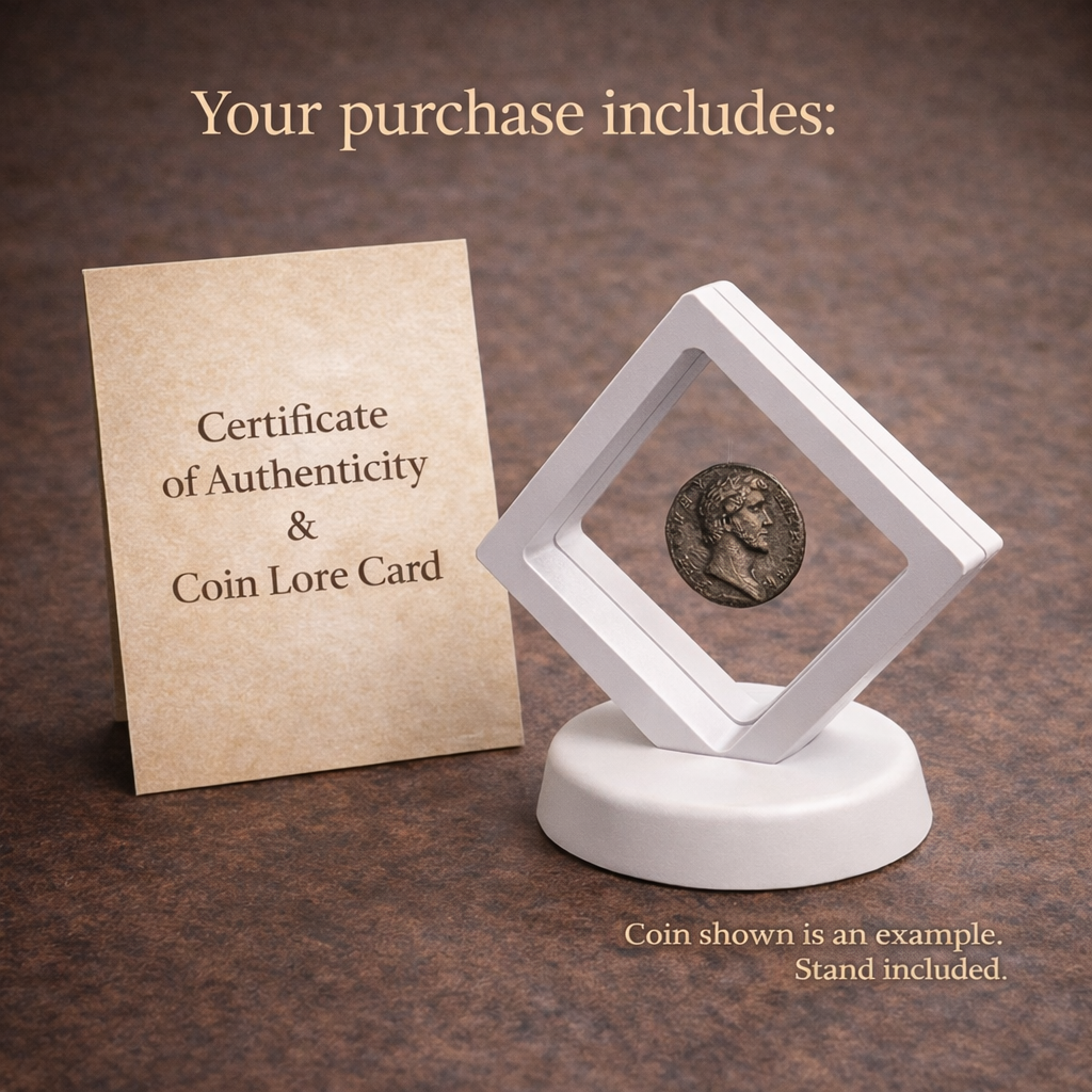 1 Ancient Roman Bronze Coin • Roman Empire • 27 BC-476 AD