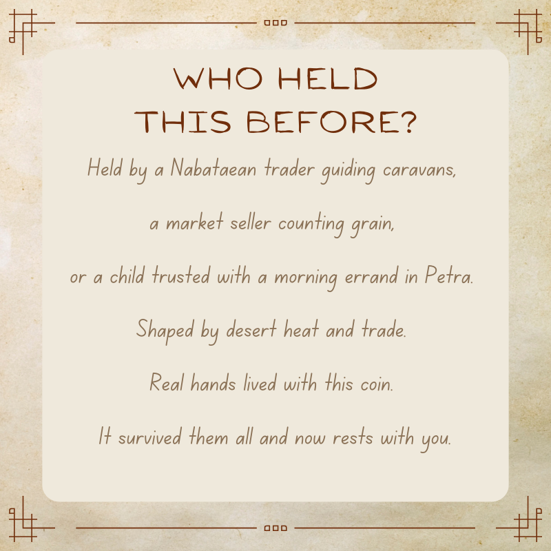 Aretas IV • Nabataean Kingdom • Bronze Coin • 9 BC-40 AD