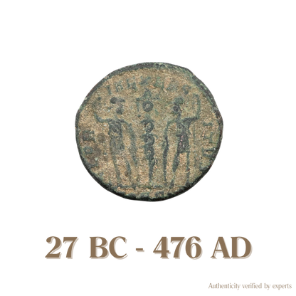 1 Ancient Roman Bronze Coin • Roman Empire • 27 BC-476 AD