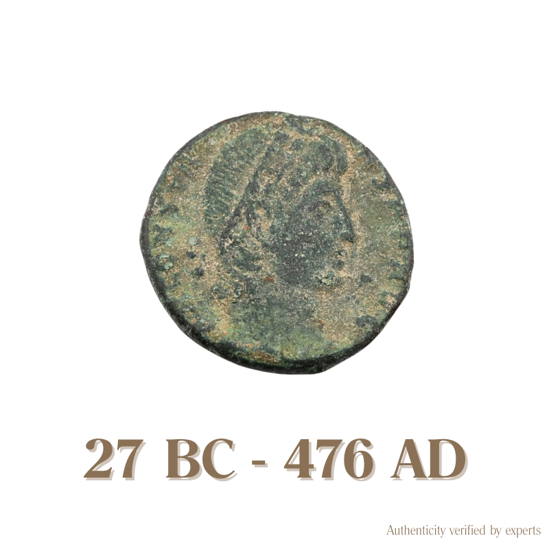1 Ancient Roman Bronze Coin • Roman Empire • 27 BC-476 AD