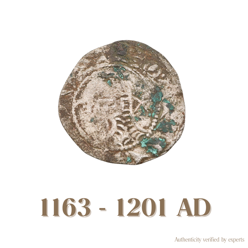 Bohemond lll Denier • Crusader State of Antioch • Billon Coin • 1163-1201 AD