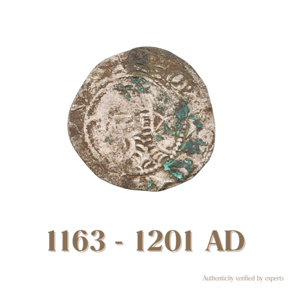 Bohemond lll Denier • Crusader State of Antioch • Billon Coin • 1163-1201 AD