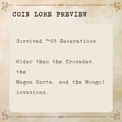 1 Ancient Islamic Bronze Coin • Umayyad Caliphate and Arab-Byzantine Empire • 650-750 AD