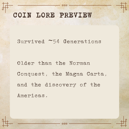 Arab-Byzantine Fals • Arab-Byzantine • Bronze Coin • 650-750 AD