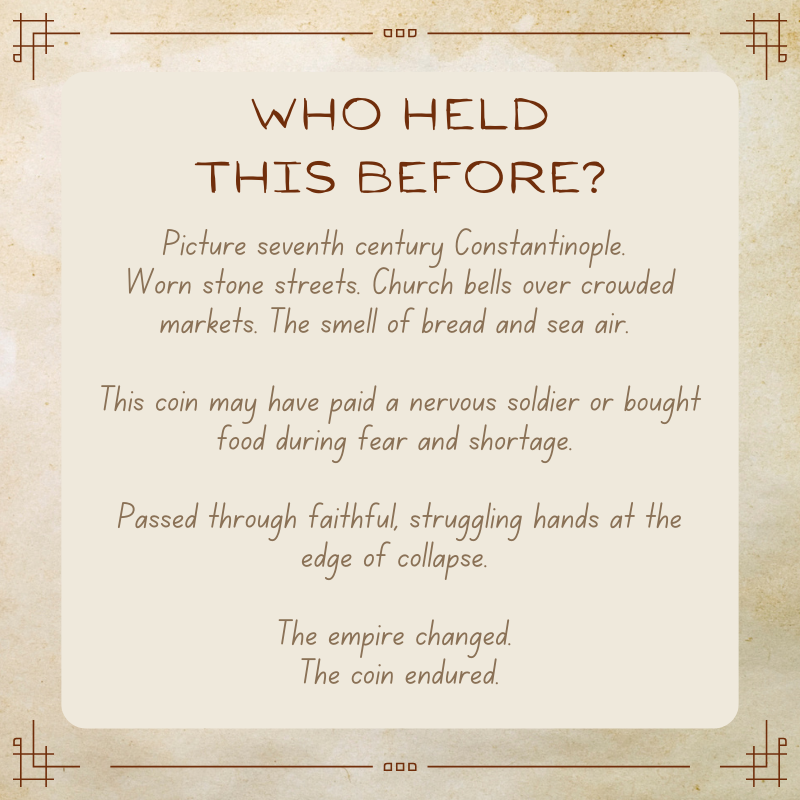 Constans II AE Follis • Byzantine Empire • Bronze Coin • 641-668 AD