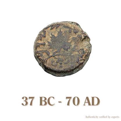 Herod the Great & First Jewish Revolt • Judea • 1 Bronze Coin • 37 BC-70 AD
