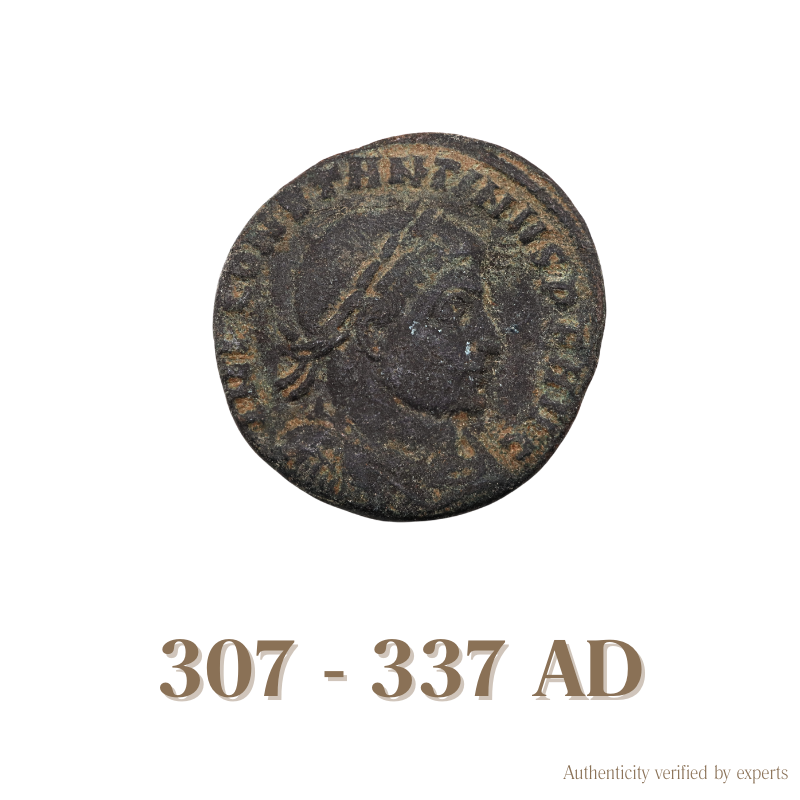 Constantine I Follis • Roman Empire • Bronze Coin • 307-337 AD