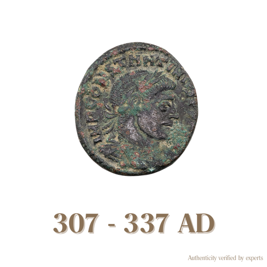 Constantine I Follis • Roman Empire • Bronze Coin • 307-337 AD