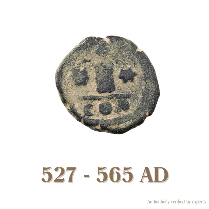Justinian I Decanummium • Byzantine Empire • Bronze Coin • 527-565 AD