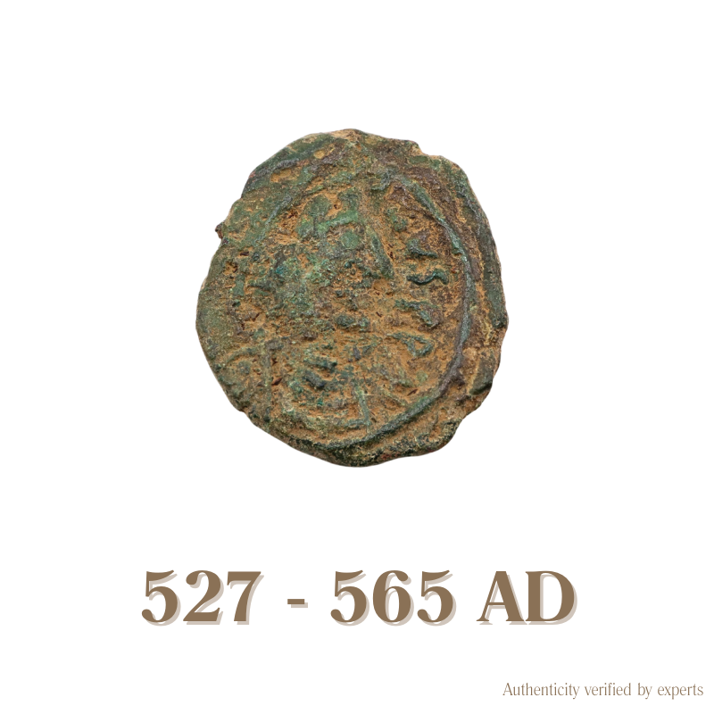 Justinian I Pentanummium • Byzantine Empire • Bronze Coin • 527-565 AD