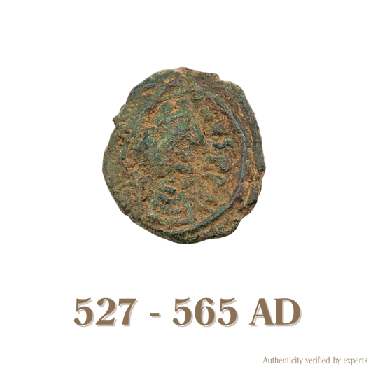 Justinian I Pentanummium • Byzantine Empire • Bronze Coin • 527-565 AD