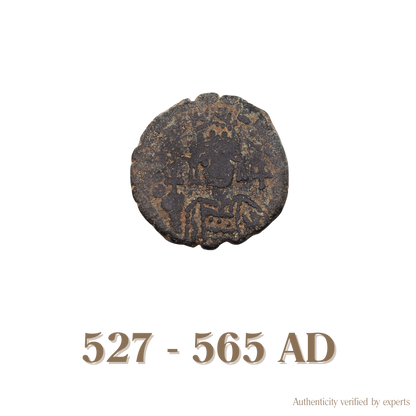 Justinian I Decanummium • Byzantine Empire • Bronze Coin • 527-565 AD