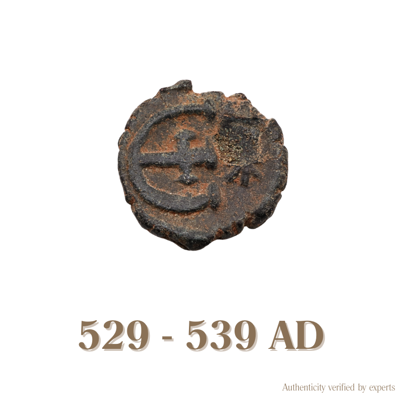 Justinian I Pentanummium • Byzantine Empire • Bronze Coin • 529-539 AD