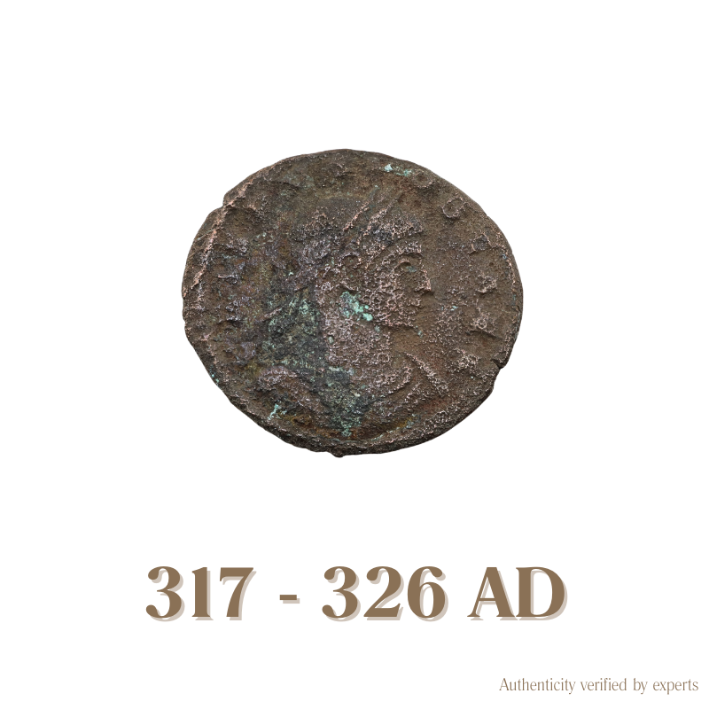 Crispus Follis • Roman Empire • Bronze Coin • 317-326 AD