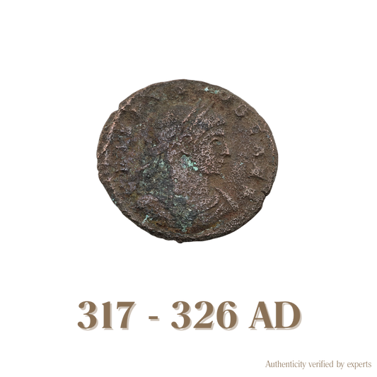 Crispus Follis • Roman Empire • Bronze Coin • 317-326 AD