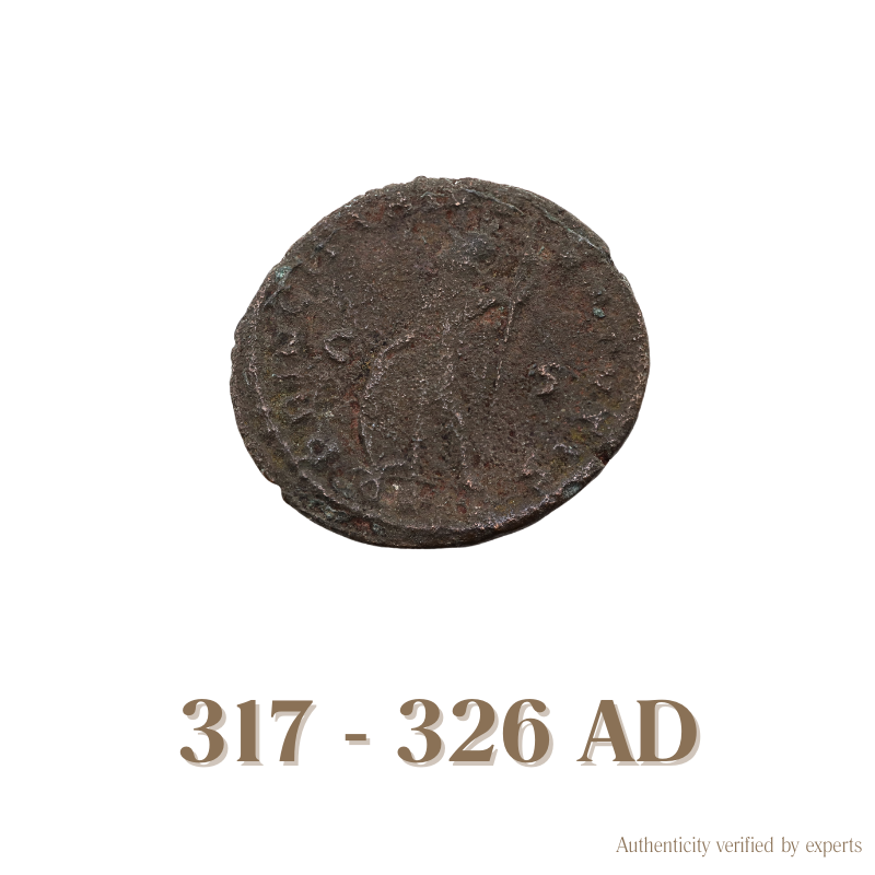 Crispus Follis • Roman Empire • Bronze Coin • 317-326 AD