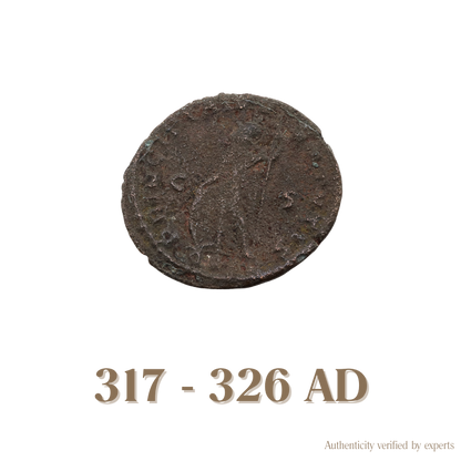 Crispus Follis • Roman Empire • Bronze Coin • 317-326 AD