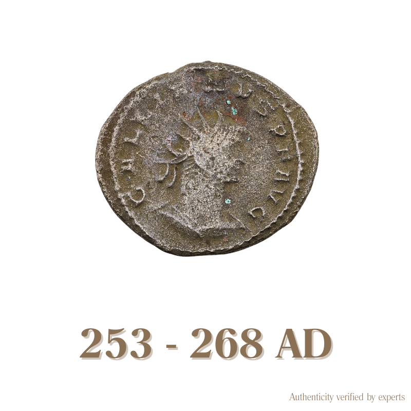 Gallienus Billon Antoninianus • Roman Empire • Billon Coin • 253-268 AD