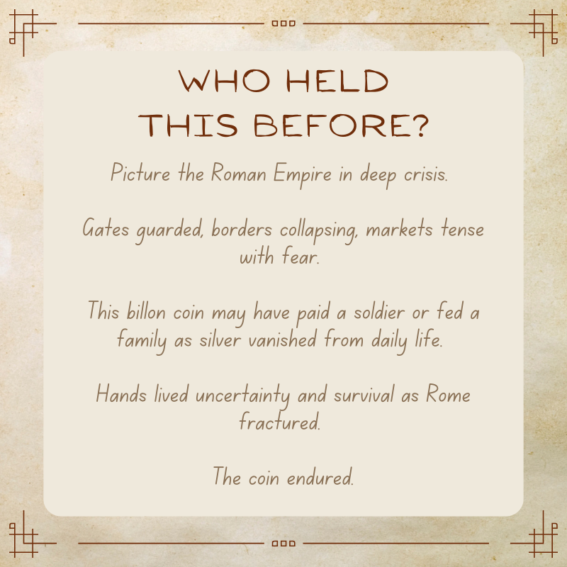 Gallienus Billon Antoninianus • Roman Empire • Billon Coin • 253-268 AD