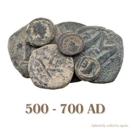 Byzantine Bronze Coin • Byzantine Empire • 1 Bronze Coin • 500-700 AD