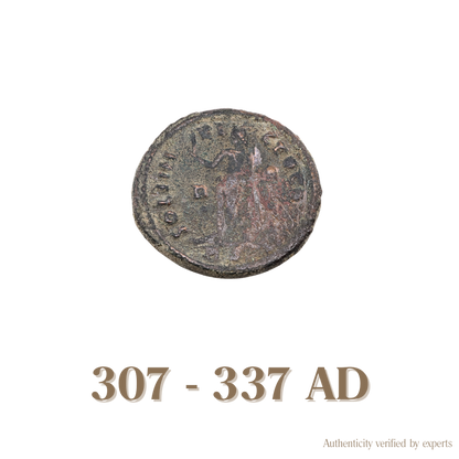 Constantine I Follis • Roman Empire • Bronze Coin • 307-337 AD