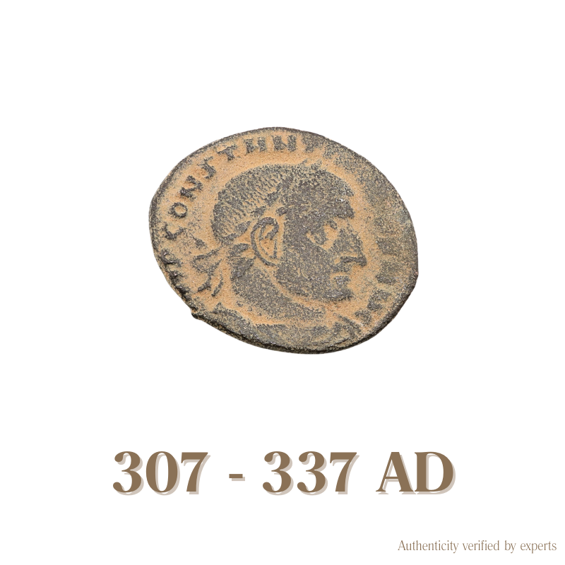 Constantine I Follis • Roman Empire • Bronze Coin • 307-337 AD