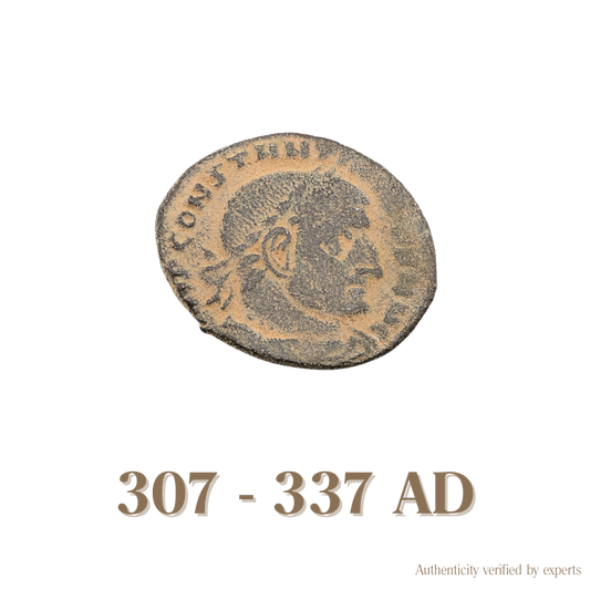 Constantine I Follis • Roman Empire • Bronze Coin • 307-337 AD