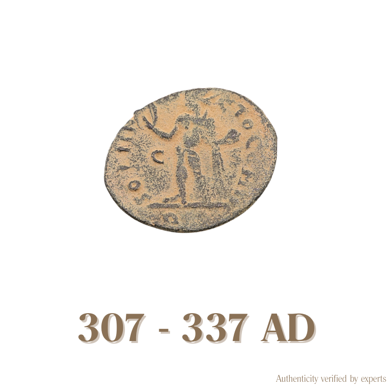 Constantine I Follis • Roman Empire • Bronze Coin • 307-337 AD