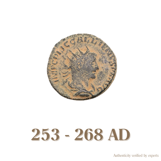 Gallienus Antoninianus • Roman Empire • Silvered Billon Coin • 253-268 AD
