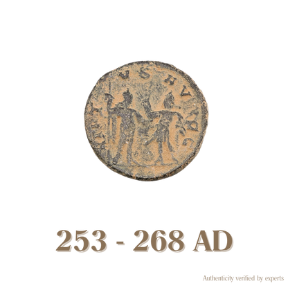 Gallienus Antoninianus • Roman Empire • Silvered Billon Coin • 253-268 AD