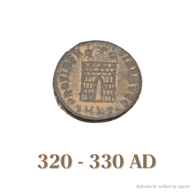 Constantine I Follis • Roman Empire • Bronze Coin • 320-330 AD