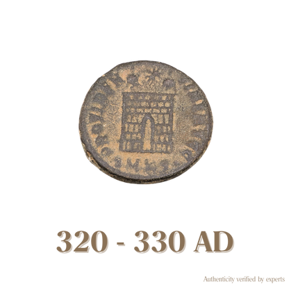 Constantine I Follis • Roman Empire • Bronze Coin • 320-330 AD