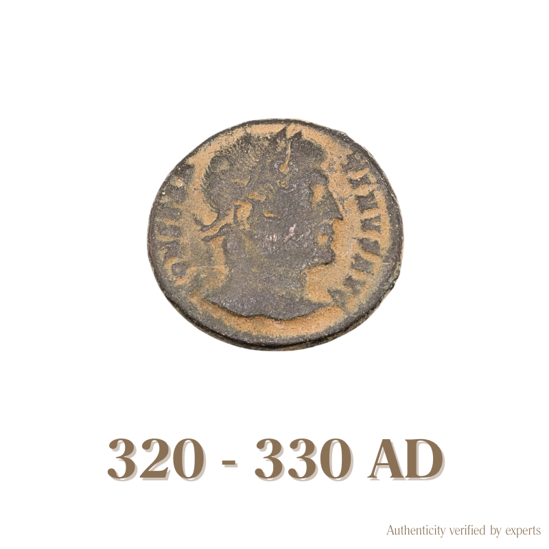 Constantine I Follis • Roman Empire • Bronze Coin • 320-330 AD