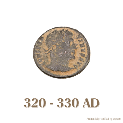 Constantine I Follis • Roman Empire • Bronze Coin • 320-330 AD