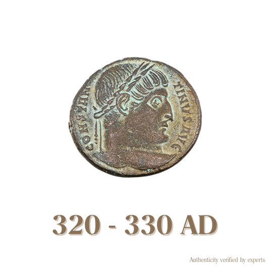 Constantine I the Great Follis • Roman Empire • Bronze Coin • 320-330 AD