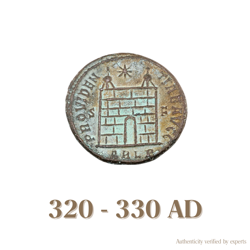 Constantine I the Great Follis • Roman Empire • Bronze Coin • 320-330 AD