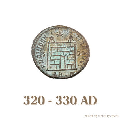 Constantine I the Great Follis • Roman Empire • Bronze Coin • 320-330 AD