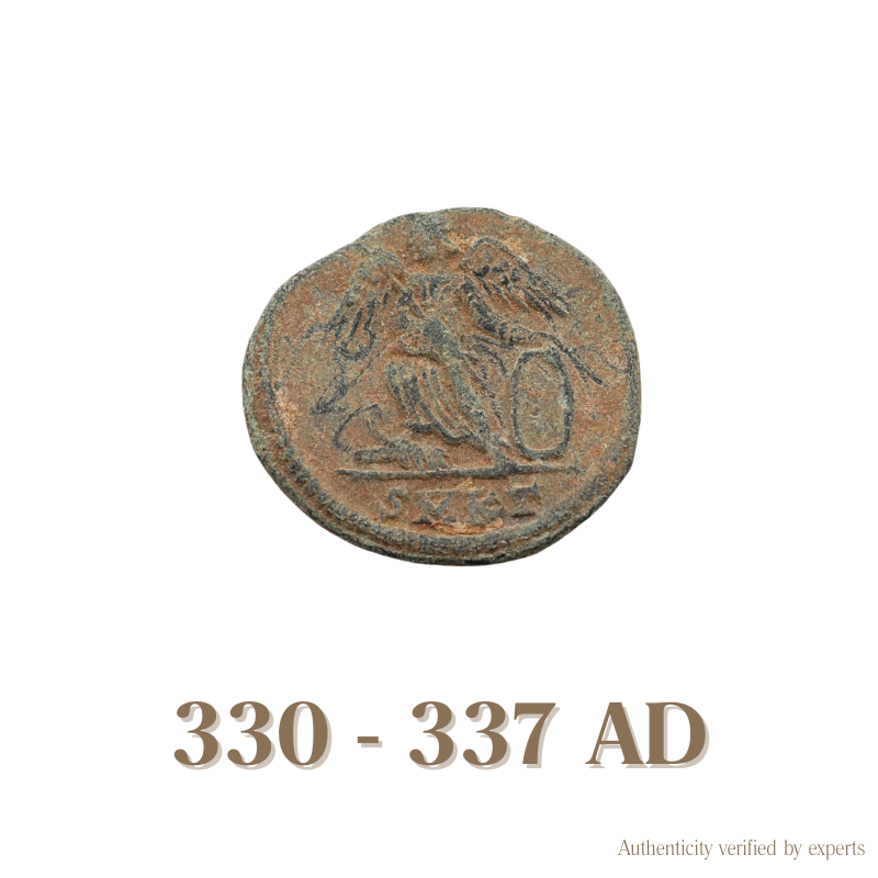 Constantine I • Roman Empire • Bronze Coin • 330-337 AD