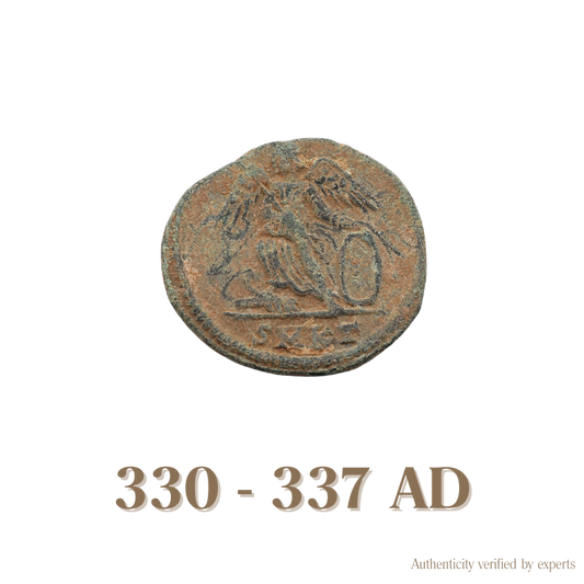 Constantine I • Roman Empire • Bronze Coin • 330-337 AD