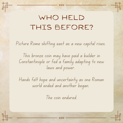 Constantine I • Roman Empire • Bronze Coin • 330-337 AD