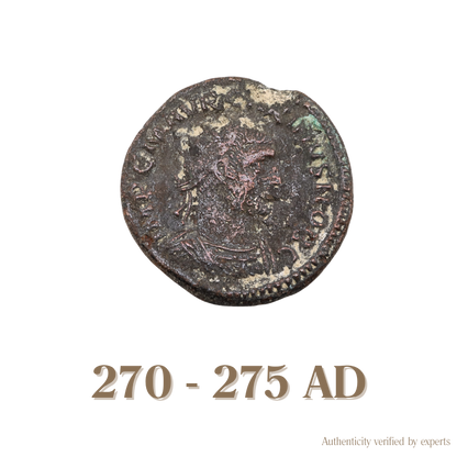 Aurelian Antoninianus • Roman Empire • Bronze Coin • 270-275 AD