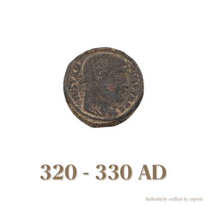 Constantine I Follis Camp Gate • Roman Empire • Bronze Coin • 320-330 AD