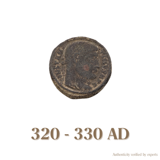 Constantine I Follis Camp Gate • Roman Empire • Bronze Coin • 320-330 AD