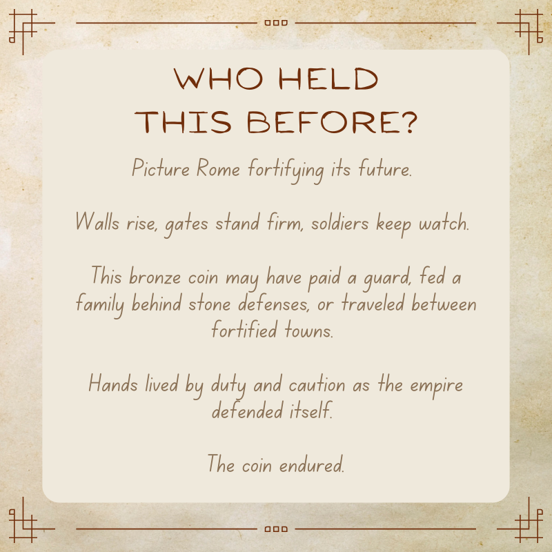 Constantine I Follis Camp Gate • Roman Empire • Bronze Coin • 320-330 AD