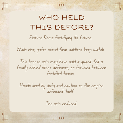 Constantine I Follis Camp Gate • Roman Empire • Bronze Coin • 320-330 AD