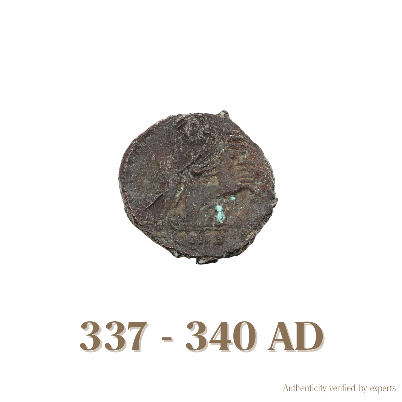 Constantine I Hands of God • Roman Empire • Bronze Coin • 337-340 AD