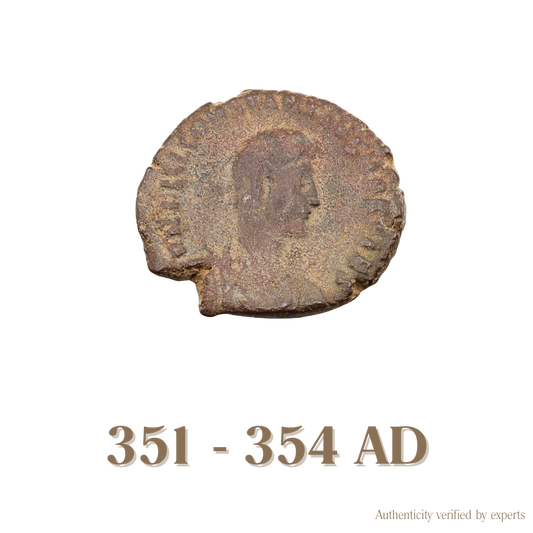 Constantius Gallus Fallen Horseman • Roman Empire • Bronze Coin • 351-354 AD