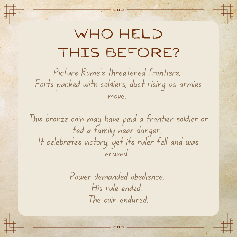 Constantius Gallus Fallen Horseman • Roman Empire • Bronze Coin • 351-354 AD