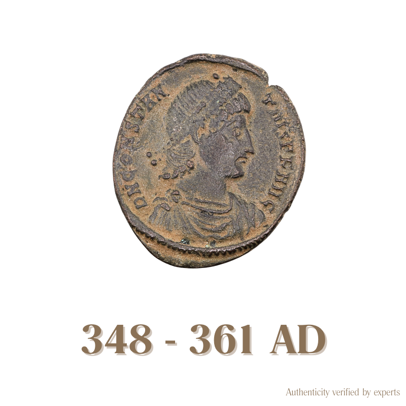 Constantius II Fallen Horseman • Roman Empire • Bronze Coin • 348-361 AD
