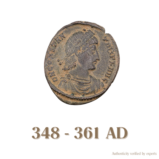 Constantius II Fallen Horseman • Roman Empire • Bronze Coin • 348-361 AD
